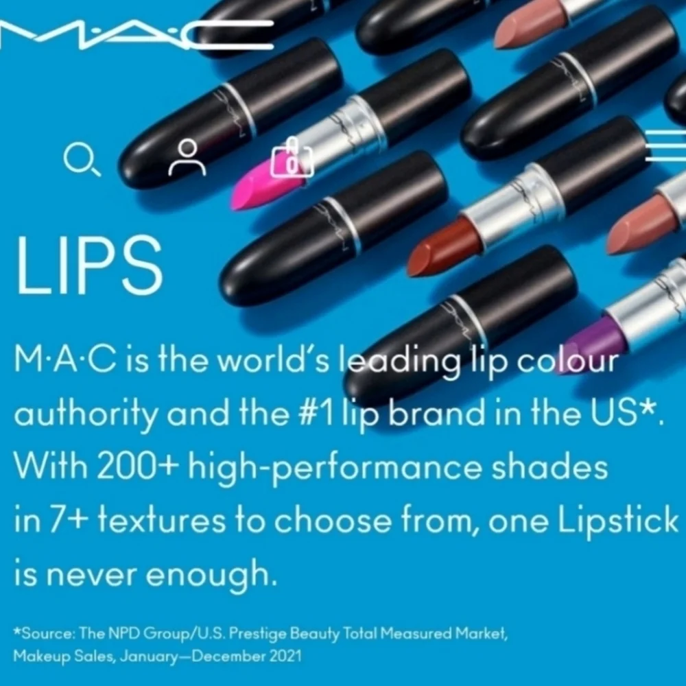 Mac Locked Kiss 24-Hour Hour Lipstick | Posh Brown | Brand New In Box